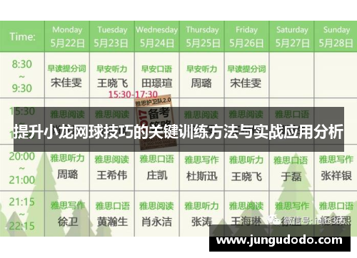 提升小龙网球技巧的关键训练方法与实战应用分析